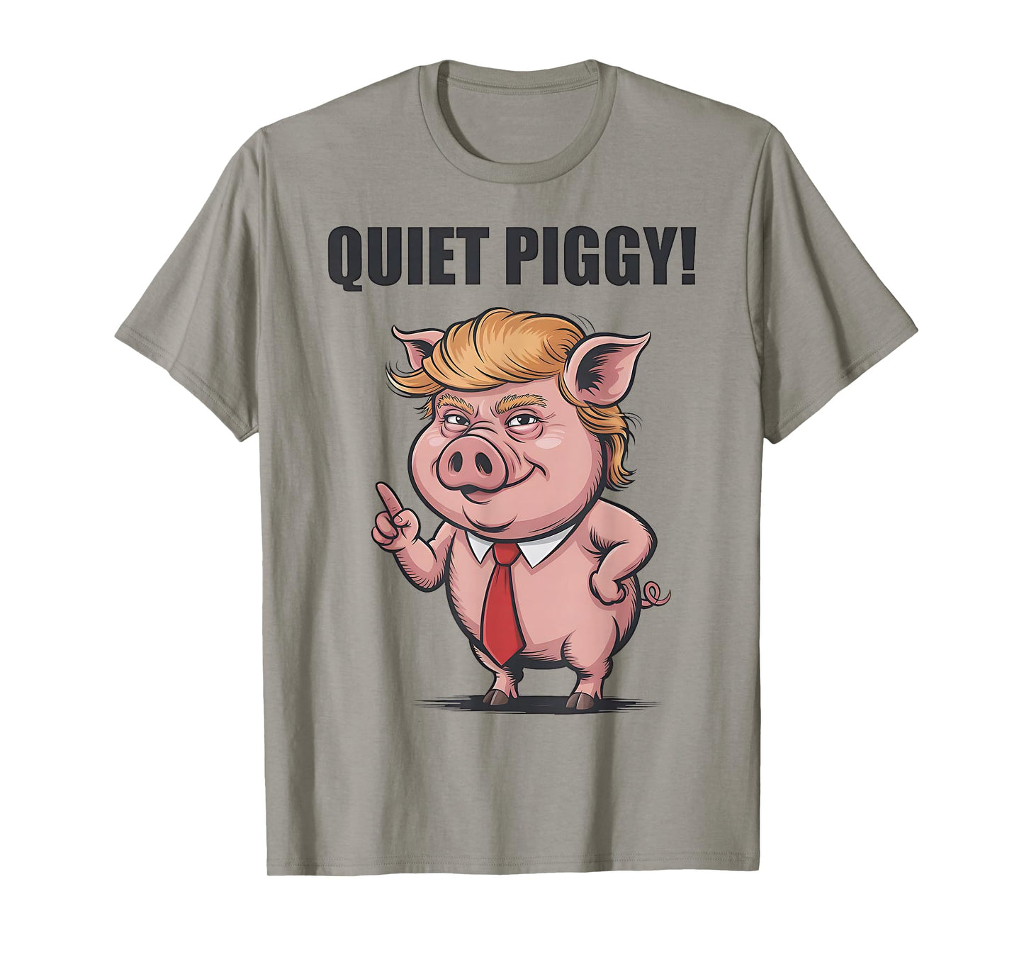 Funny Quiet Piggy T-Shirt