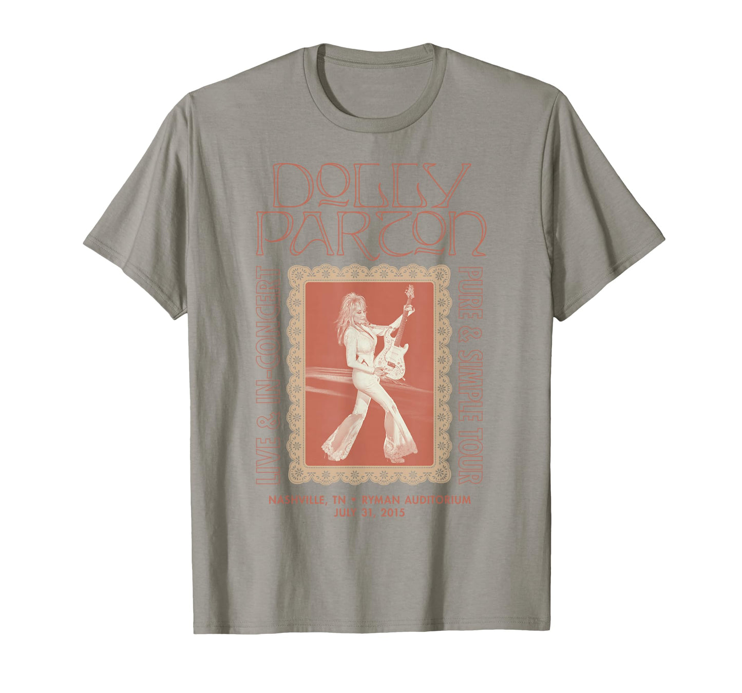 Dolly Parton Live & in-Concert Pure & Simple Tour Nashville T-Shirt