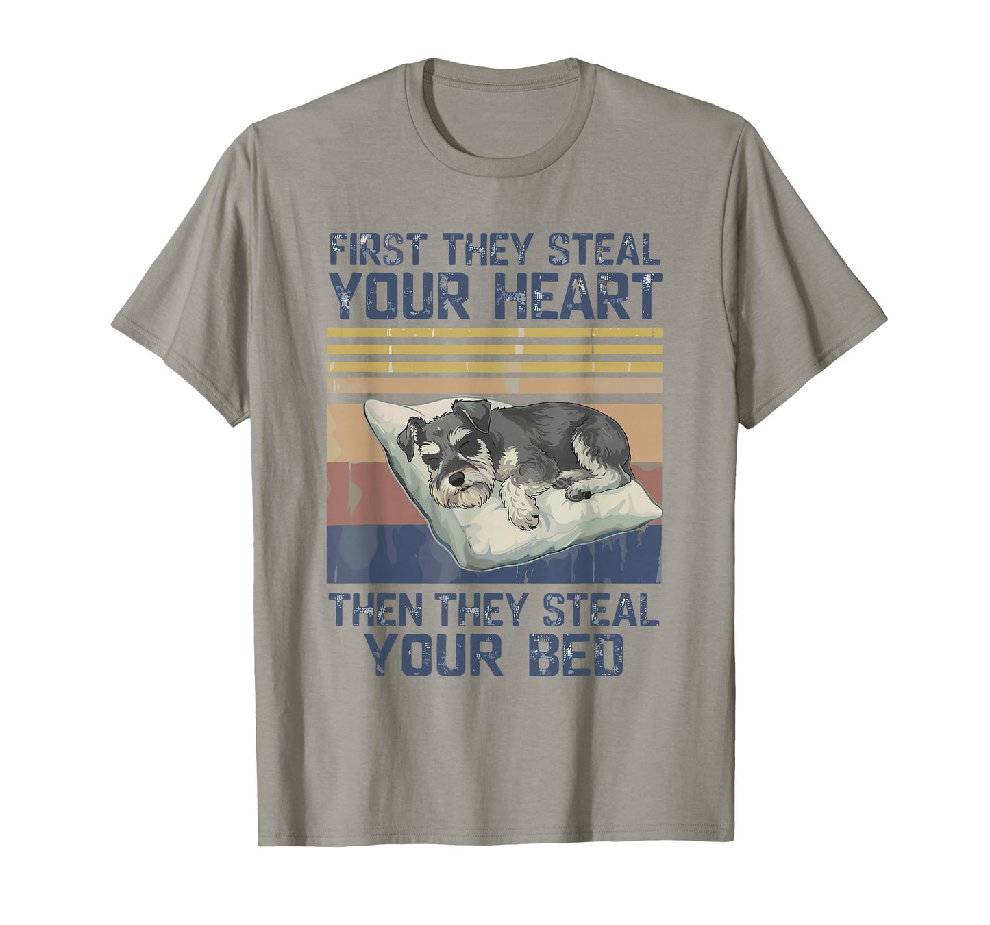 Funny Miniature Schnauzer Pet Lovers Dog Owner Men Women T-Shirt
