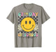 67th Day of School Vibes Groovy 67 Meme Teacher T-Shirt