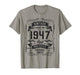 Vintage 1947 79yr 79th Birthday Gifts for Men 79 Years Old T-Shirt