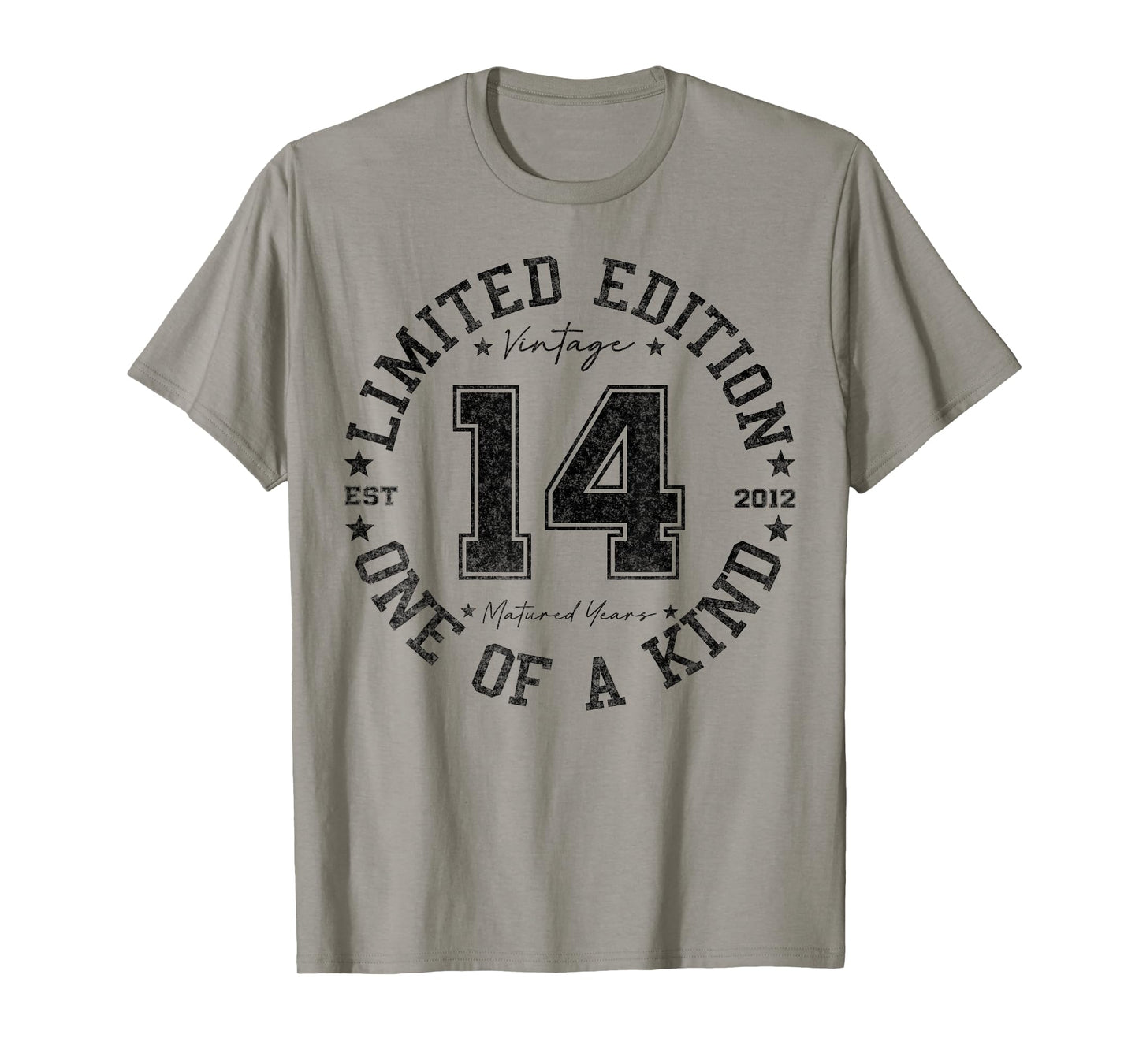 14 Year Old Gifts Vintage 2012 Limited Edition 14th Birthday T-Shirt