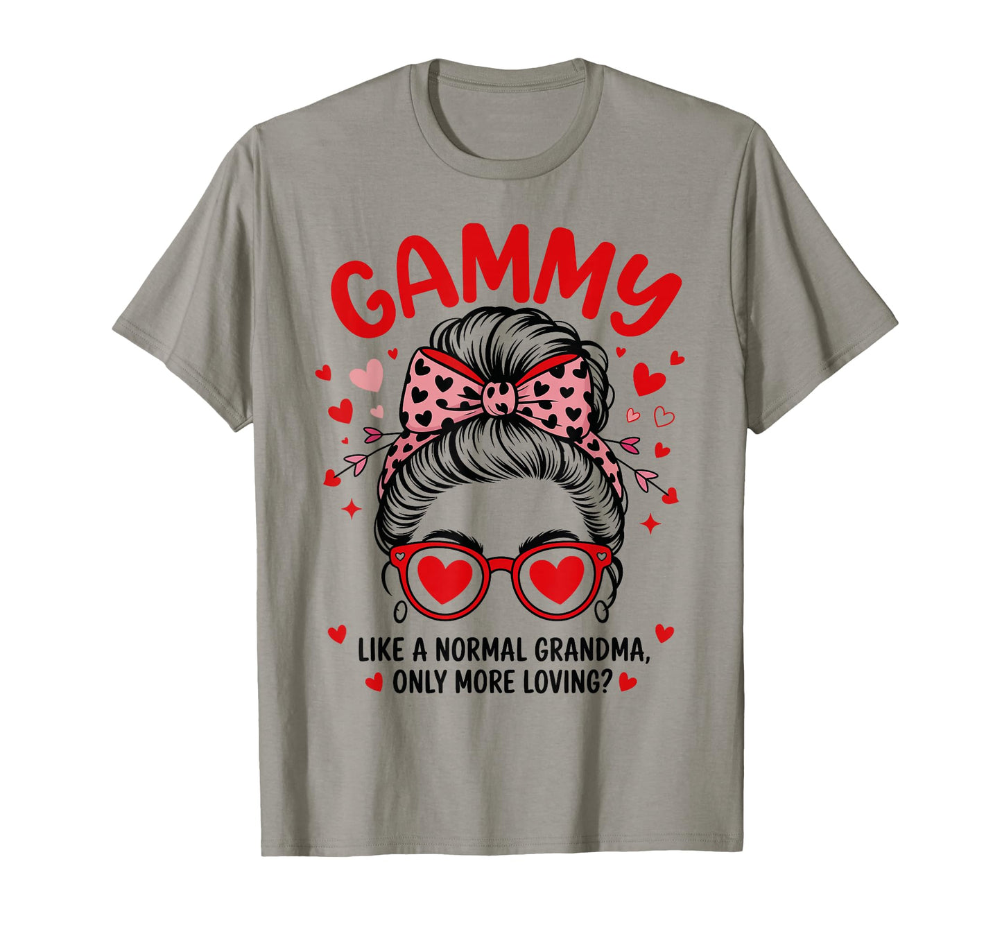 Gammy Valentine Quote for Loving Grandma with Cute Bow T-Shirt