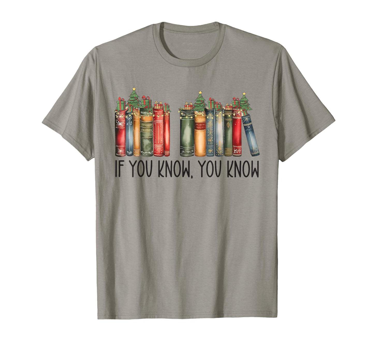 Funny If You Know You Know 6 7 Reading Books Christmas T-Shirt