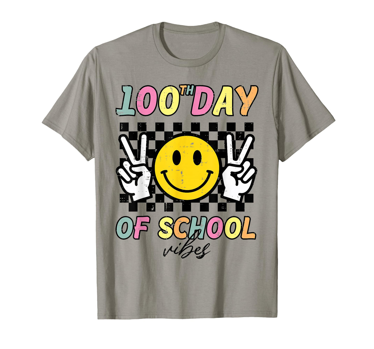 100th Day of School Vibes 100 Days of School Boys Girls Kids T-Shirt