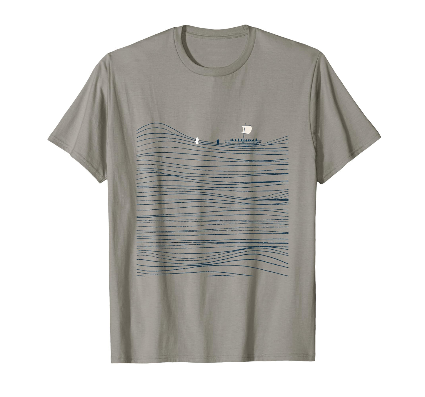 Jesus and Peter Walk On Water Bible Faith Men Women T-Shirt