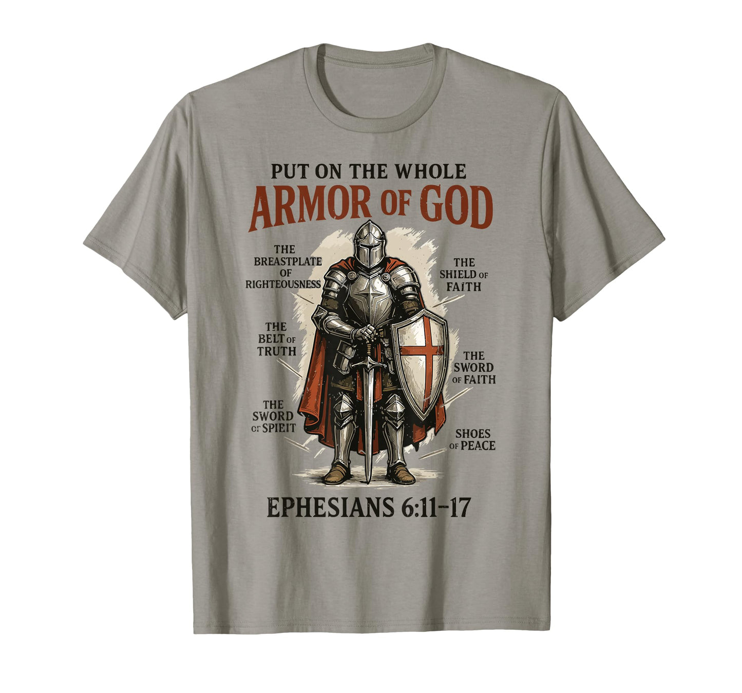 Toddler Full Armor God Warrior Christian Boys Youth Costume T-Shirt