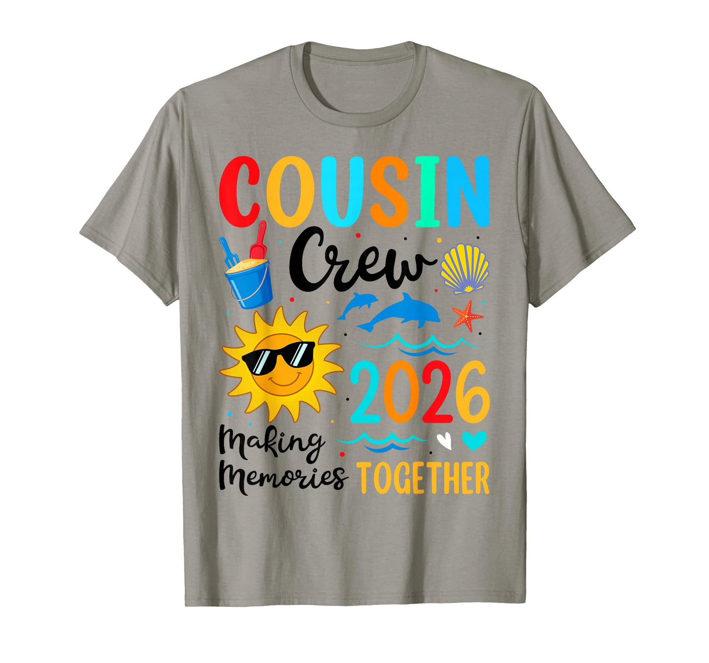 Cousin Crew 2026 Summer Vacation Beach Family Trip Matching T-Shirt