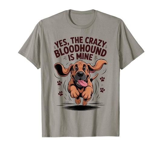Bloodhound Breed Cute Pet Dog Lover Cartoon Funny Bloodhound T-Shirt