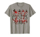 Our Team Sleighs Christmas Santa Reindeers Office Staff T-Shirt