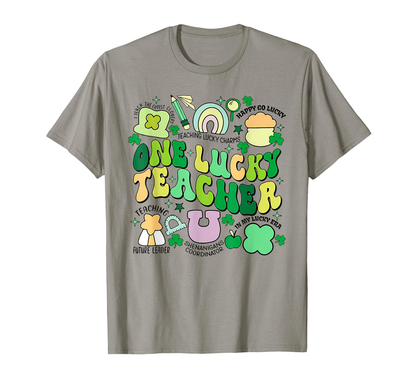 One Lucky Teacher St. Patrick's Day Irish Teacher Lucky Era T-Shirt