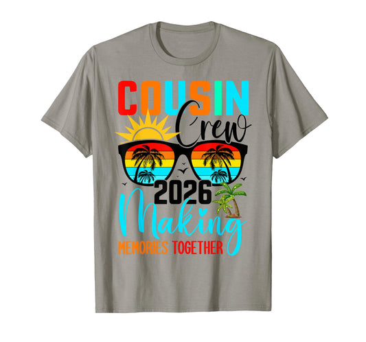 Cousin Crew 2026 Summer Vacation Beach Family Trip Matching T-Shirt