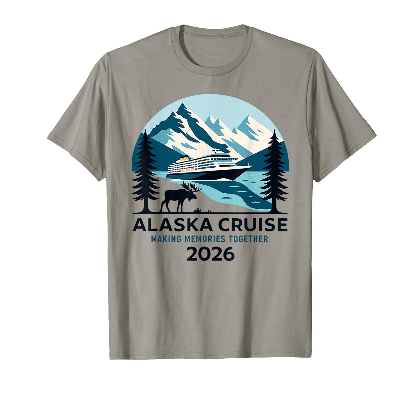 Matching Family Friends and Group Alaska Cruise 2026 T-Shirt