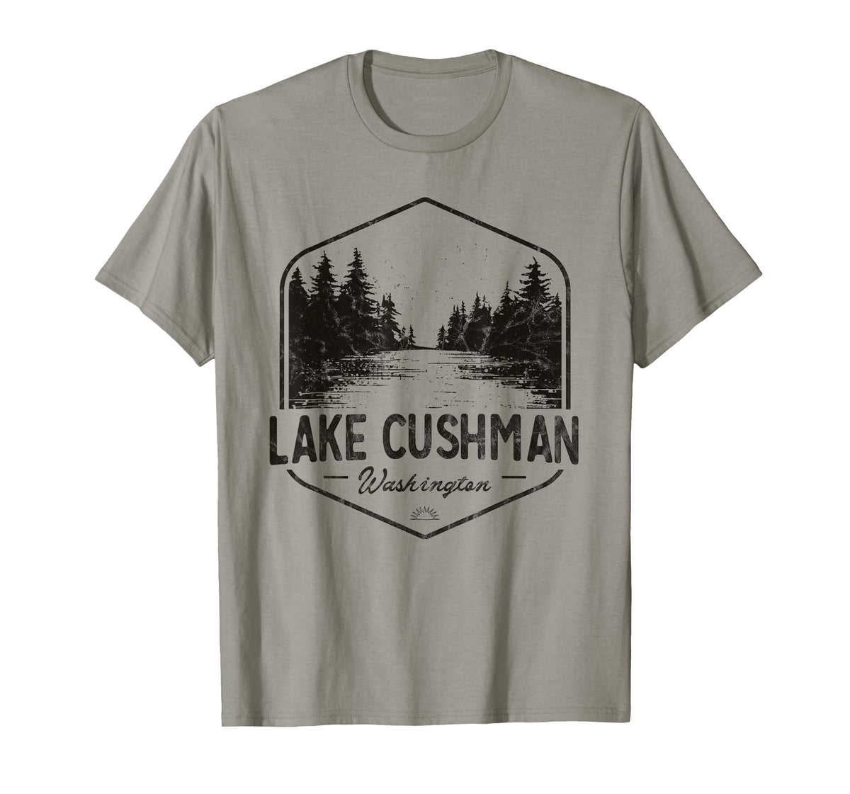 Lake Cushman Washington Outdoors Vintage T-Shirt