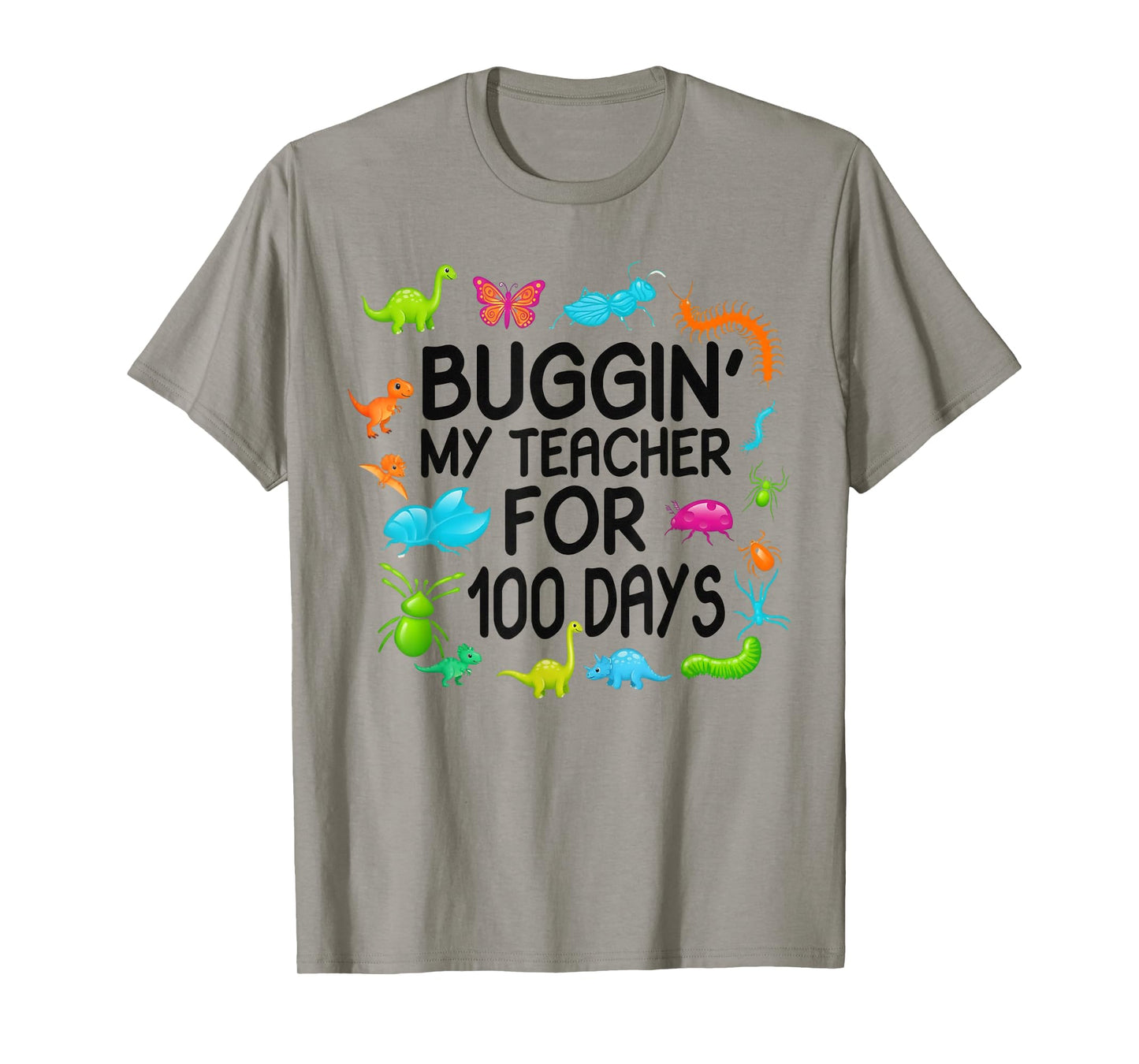 100 Days Buggin My Teacher Kid I've Bugged My Boys 100th Day T-Shirt