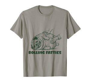 Rolling Fatties Pug Funny Cute Pug Lover T-Shirt