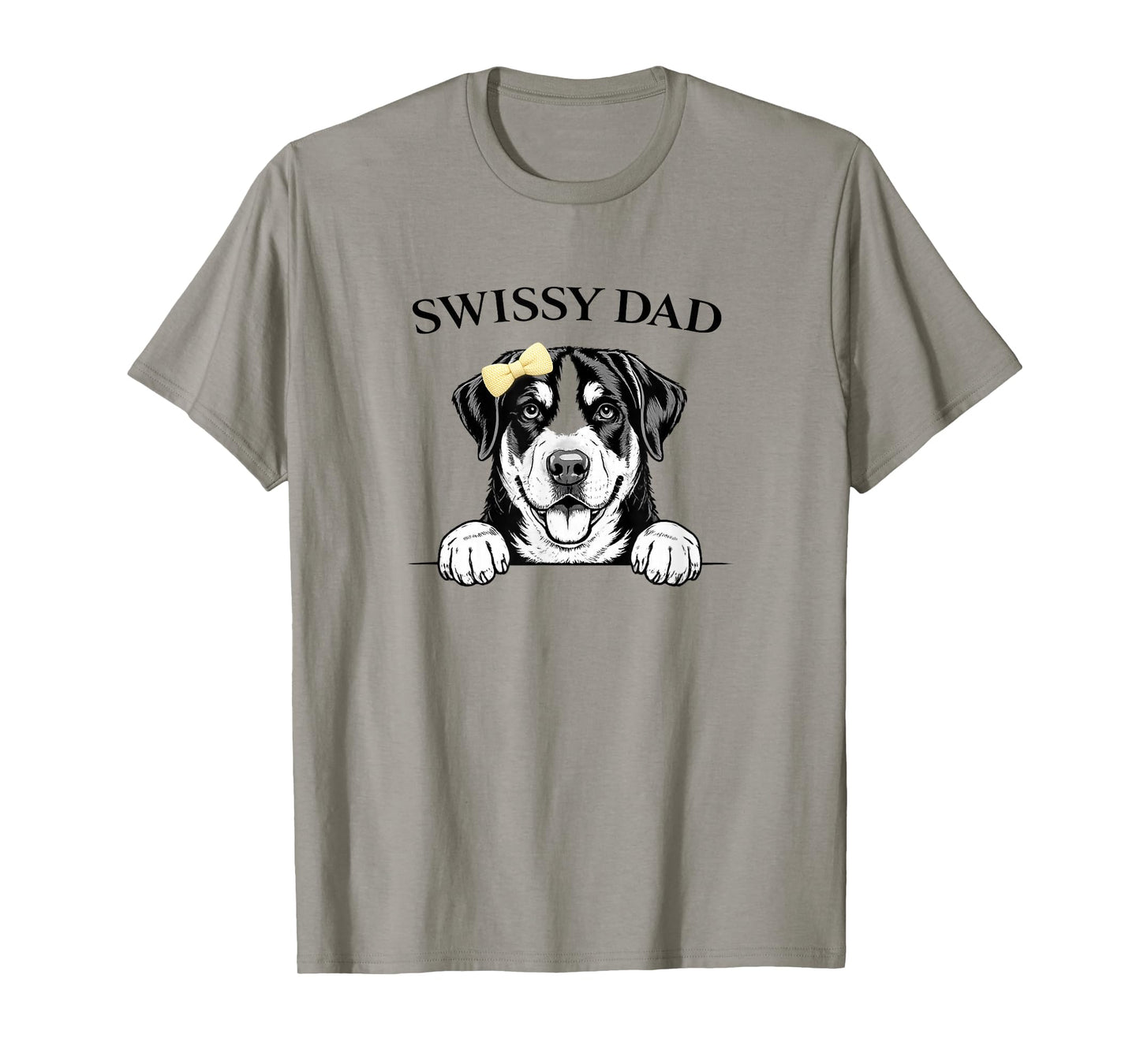 Greater Swiss Mountain Dog Swissy Dad Tee T-Shirt