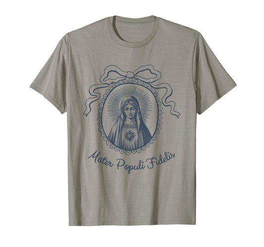 Mary Mother of Faithful People of God Mater Populi Fidelis T-Shirt