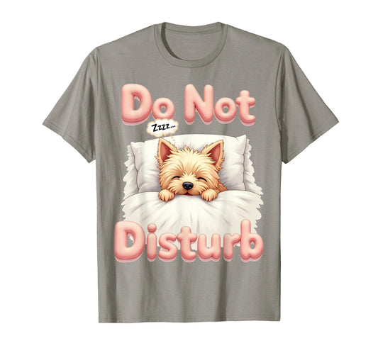 Do Not Disturb Yorkie Dog Funny Yorkshire Terrier Pajamas T-Shirt