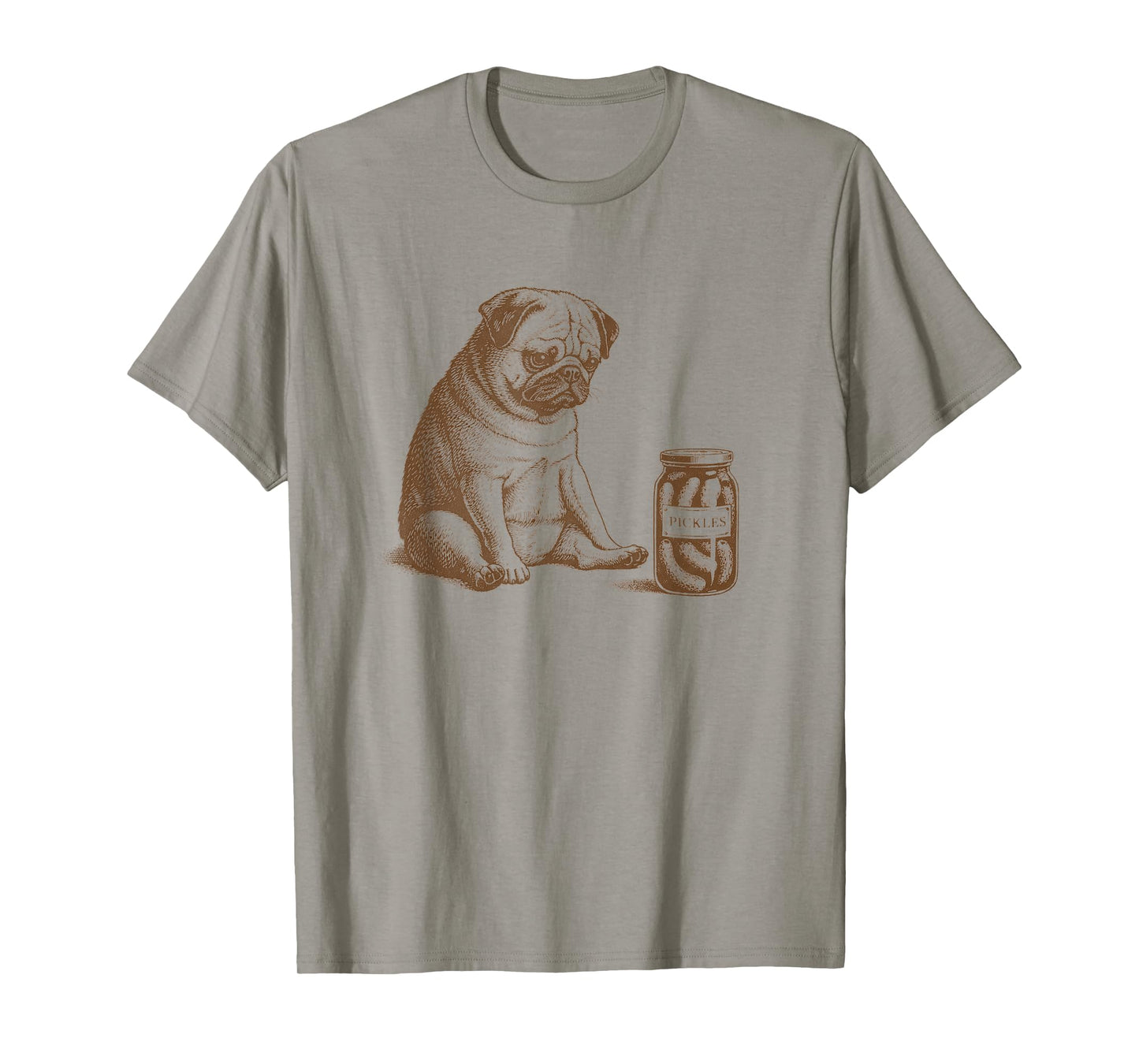 Pug Mom Dad Pickle Lover Dog Owner Humor Pug Mama T-Shirt