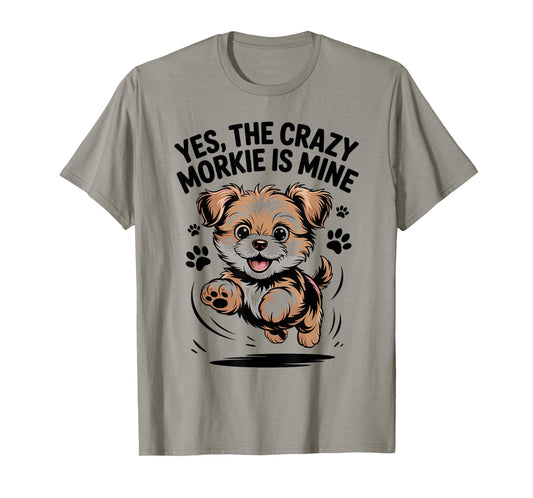 Fun Small Toy Dog Breed Pet Maltese Owner Funny Cute Morkie T-Shirt