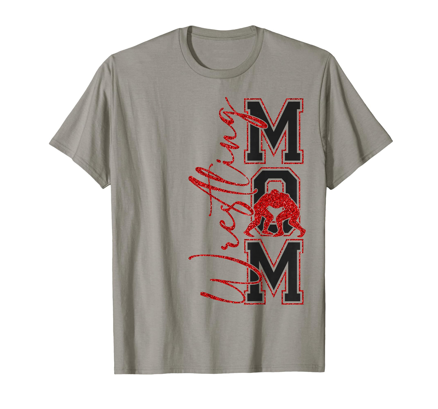 Women Wrestling Mom Funny Wrestle Wrestler Mothers Day T-Shirt