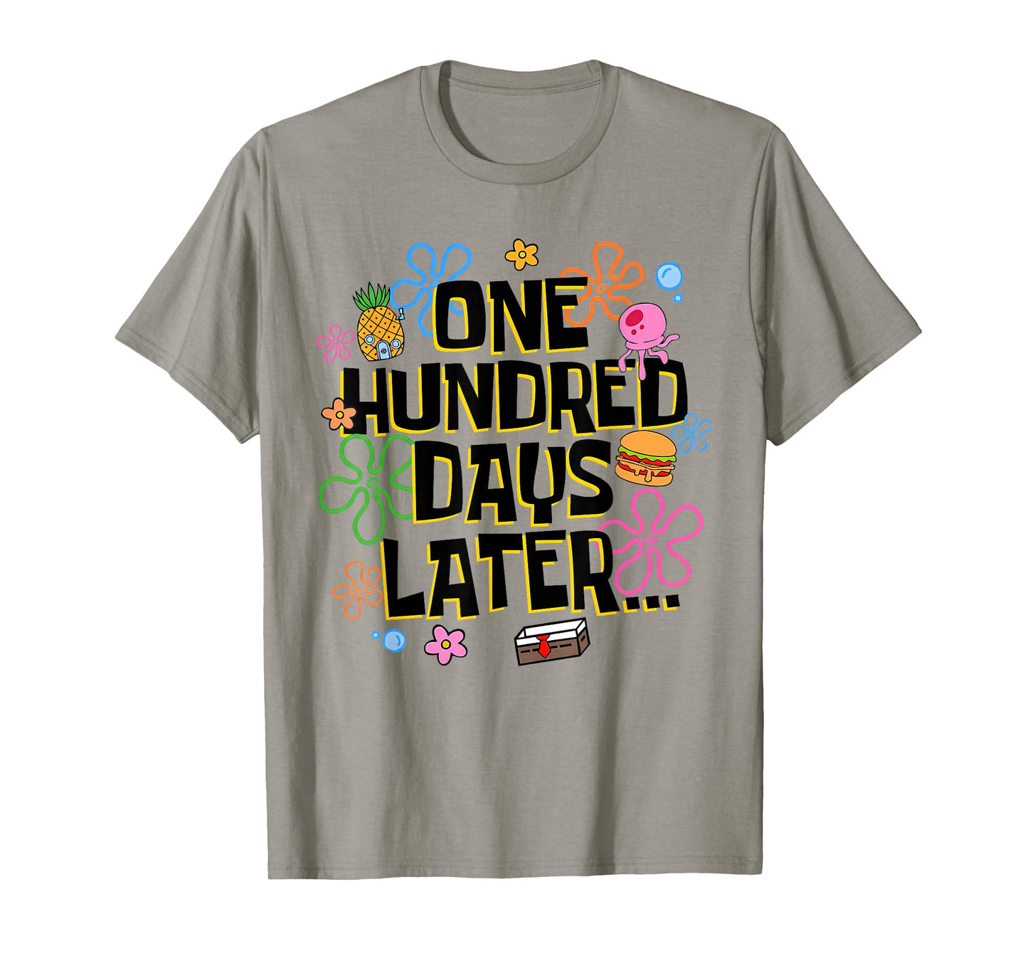 100 Days Later Funny Happy 100th Day of School Meme Kids T-Shirt