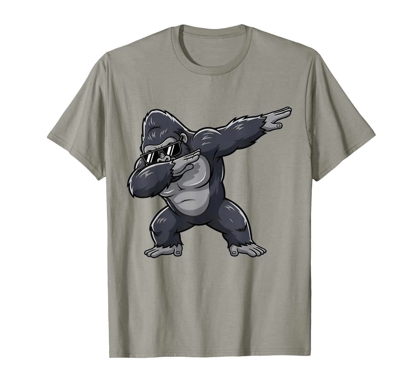 Cute Dabbing Gorilla Sunglasses Boy Men Dab Zoo Animal Kids T-Shirt