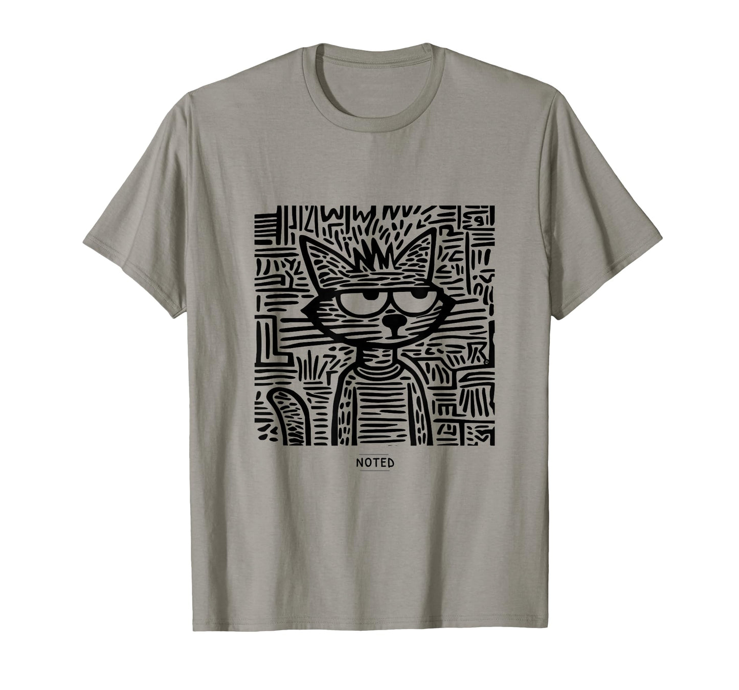 Noted Cat Meme Dry Humor Introvert T-Shirt