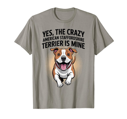 Amstaff Pet Dog Lover Funny American Staffordshire Terrier T-Shirt