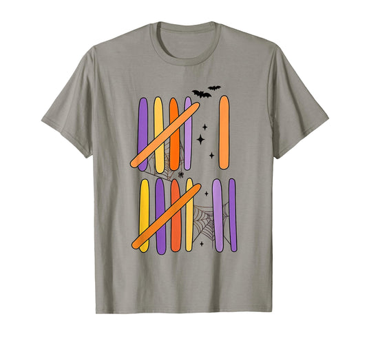 Six Seven 6 7 Meme Tally Marks Counting Halloween Costume T-Shirt