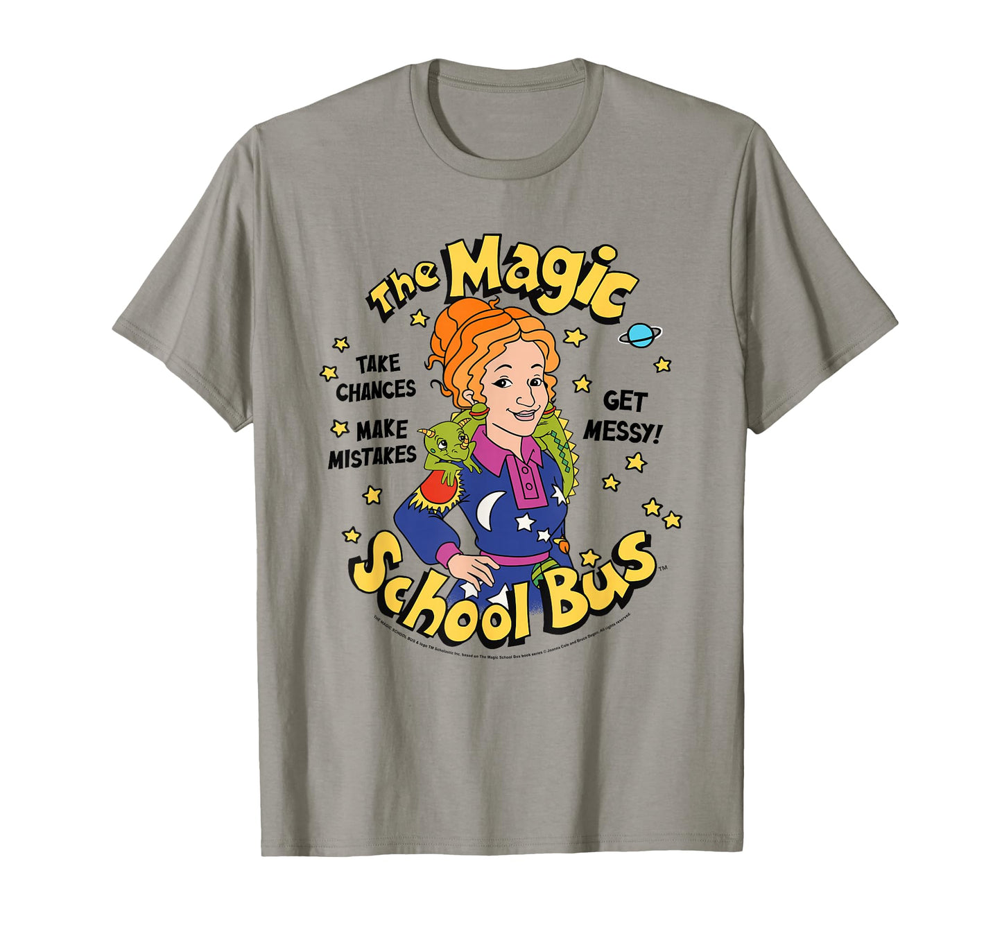 The Magic School Bus Ms Frizzle and Liz Quote Retro Cartoon T-Shirt