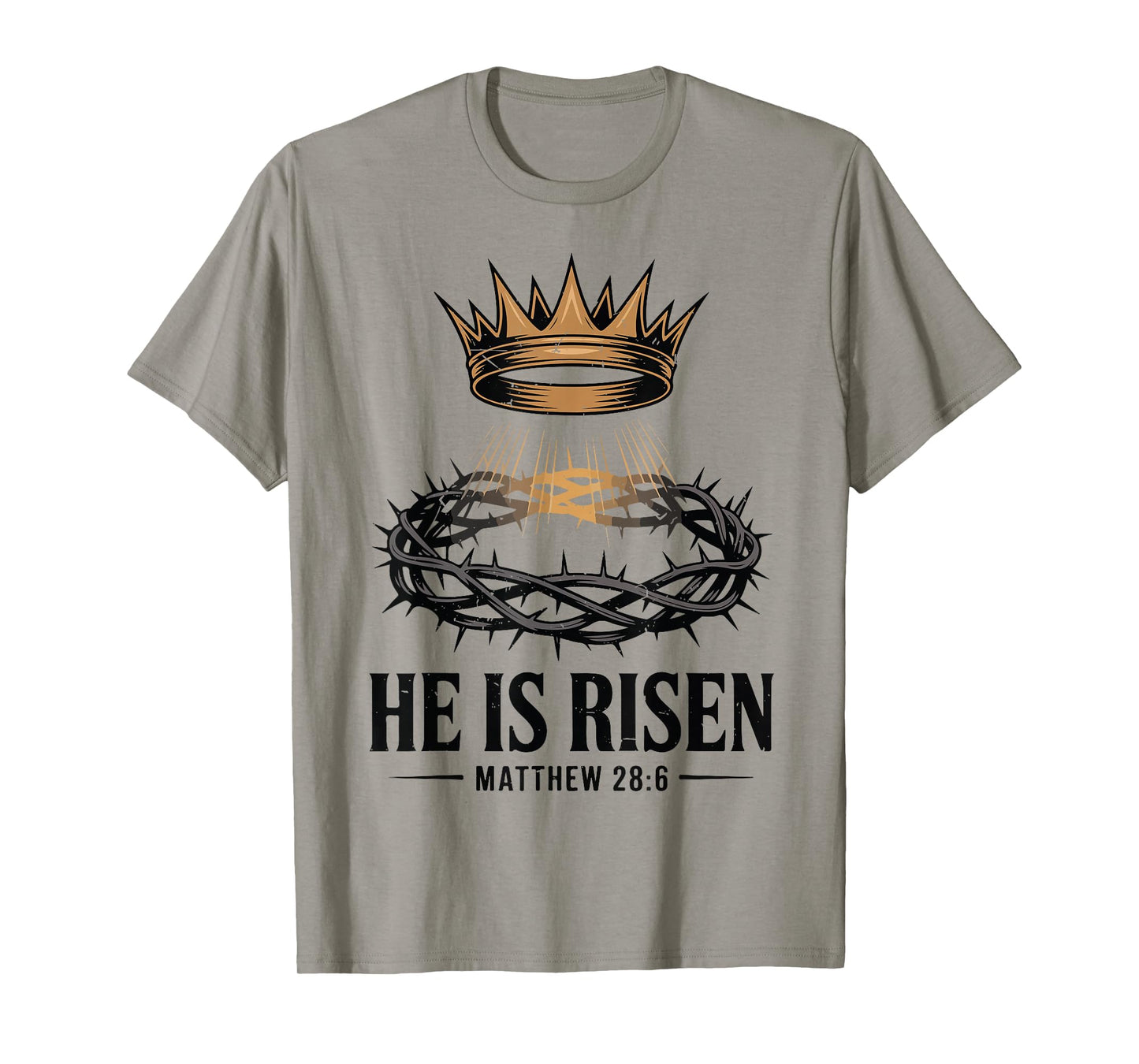 He is Risen Jesus Crown Thorns Christian Easter Toddler Boy T-Shirt
