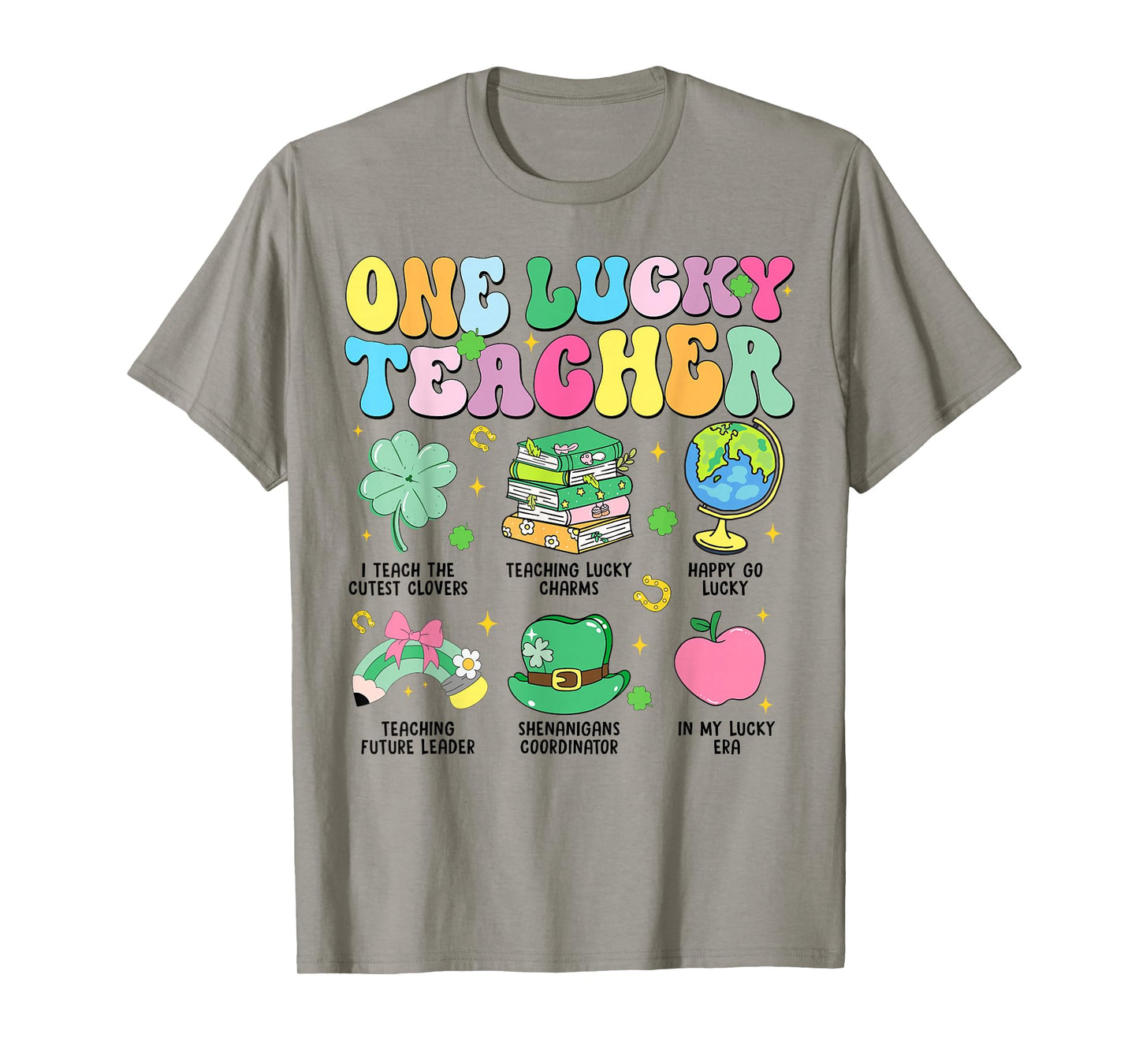 One Lucky Teacher St. Patrick's Day Irish Teacher Lucky Era T-Shirt