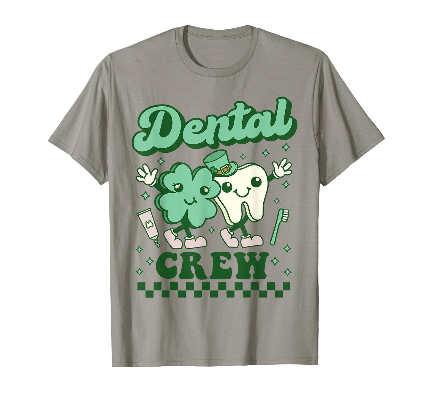 Dental Crew Funny Tooth Dental Dentist St Patricks Day T-Shirt