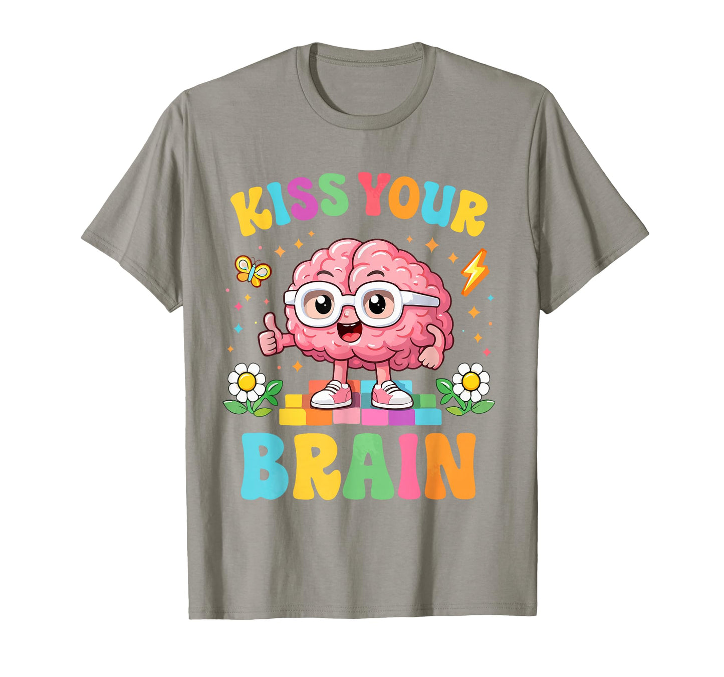 Kiss Your Brain Teacher Valentine Day Women T-Shirt