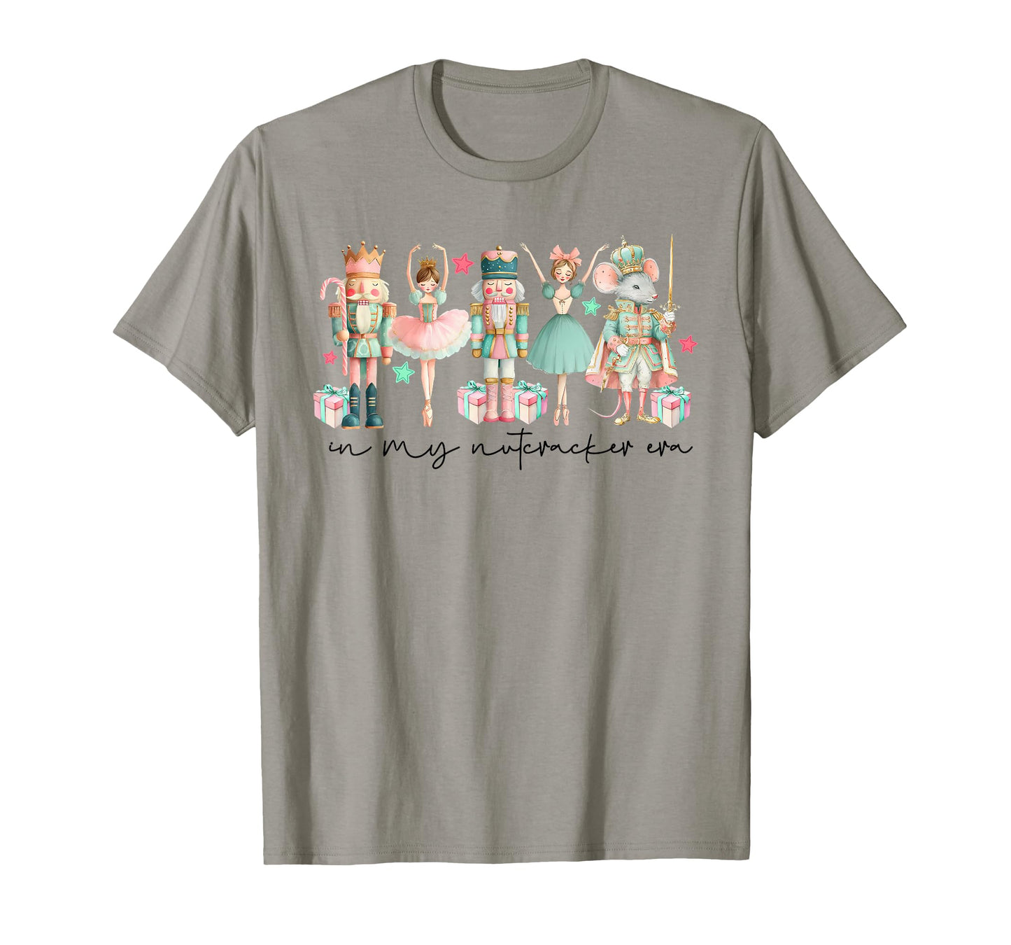 in My Nutcracker Era Ballet Pink Christmas Vibes Women Girls T-Shirt