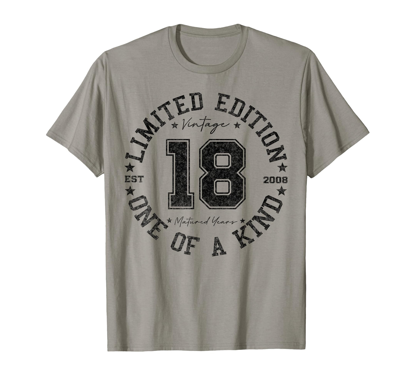 18 Year Old Gifts Vintage 2008 Limited Edition 18th Birthday T-Shirt