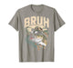 Youth Fishing Camo Bass Fish Bruh Funny Fisherman Toddler T-Shirt