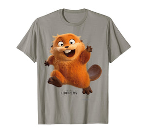 Disney Pixar Hoppers Beaver Mable Running Happy to Say Hello T-Shirt
