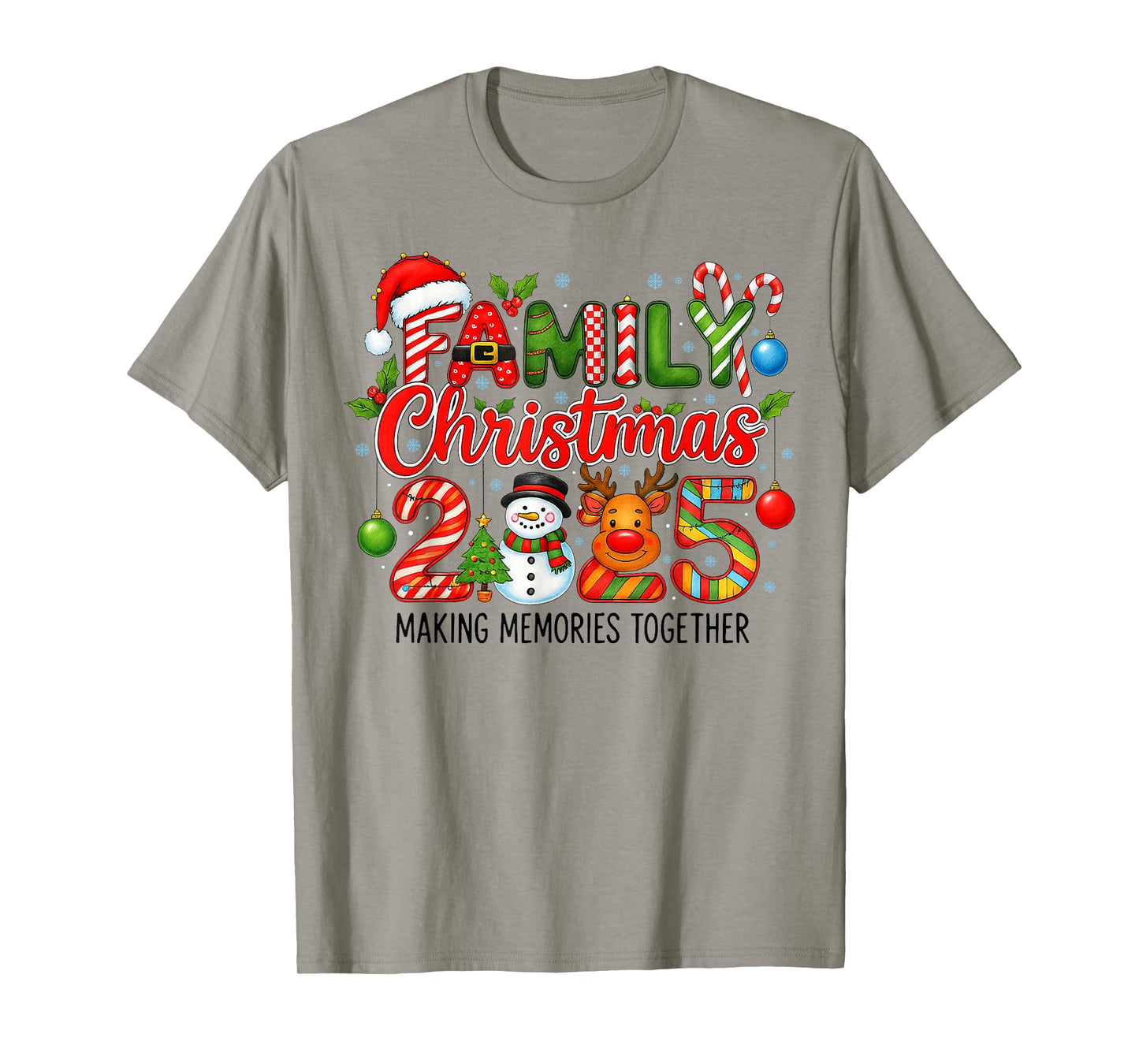 Family Christmas 2025 Matching Pajamas Santa Men Women Kids T-Shirt