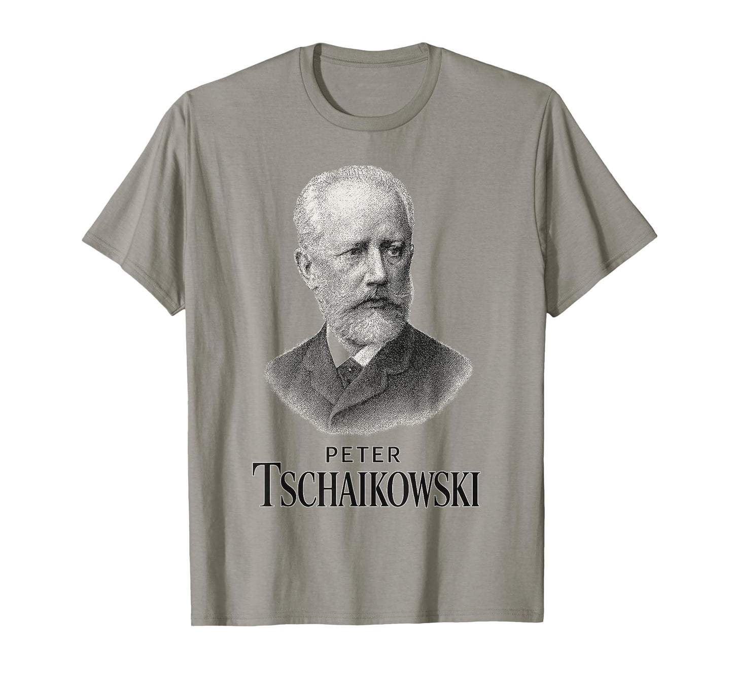 Peter Tchaikovsky Portrait Vintage Composer Classical Music T-Shirt