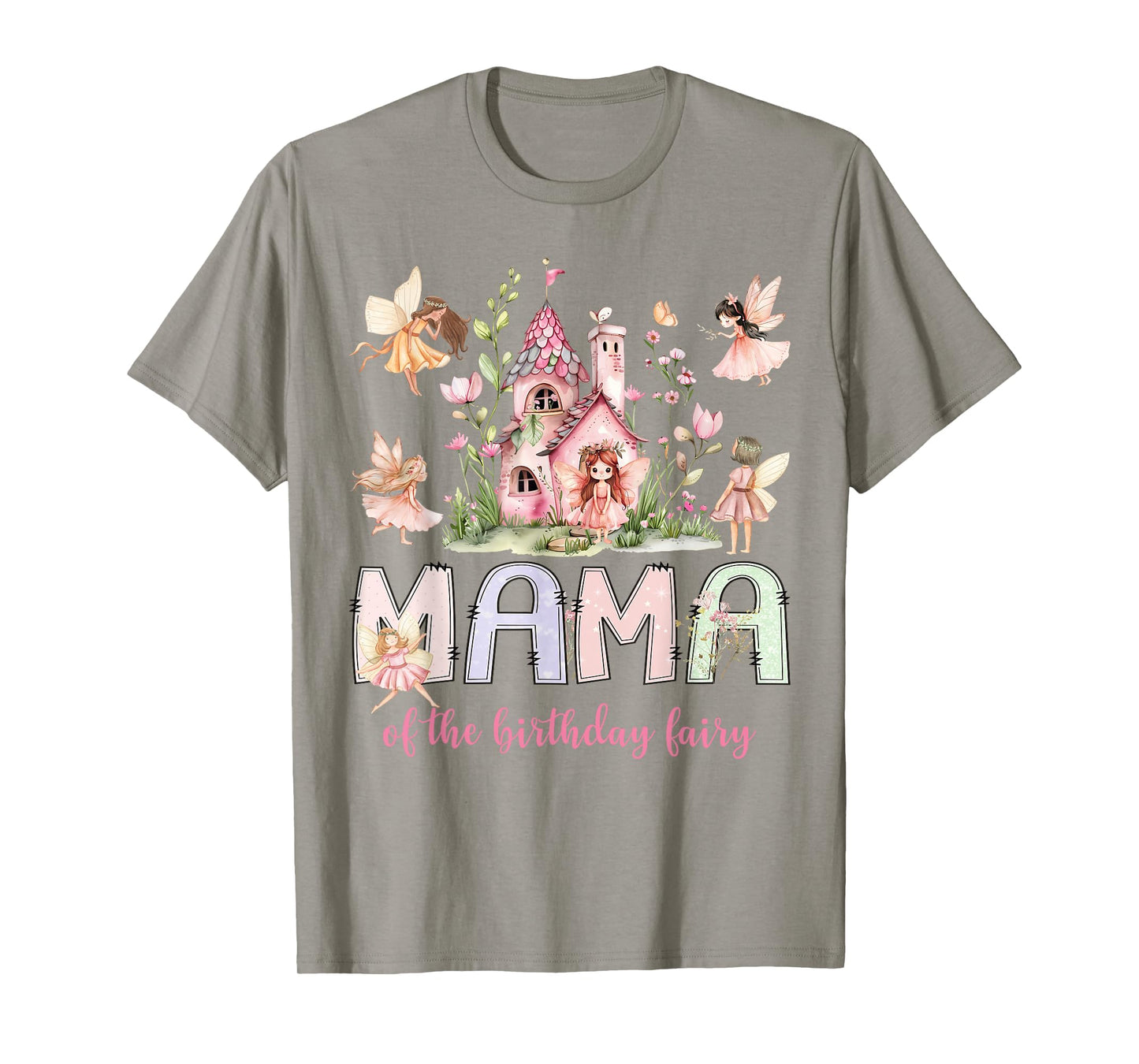 Mama of The Birthday Fairy Magical Girl Matching T-Shirt