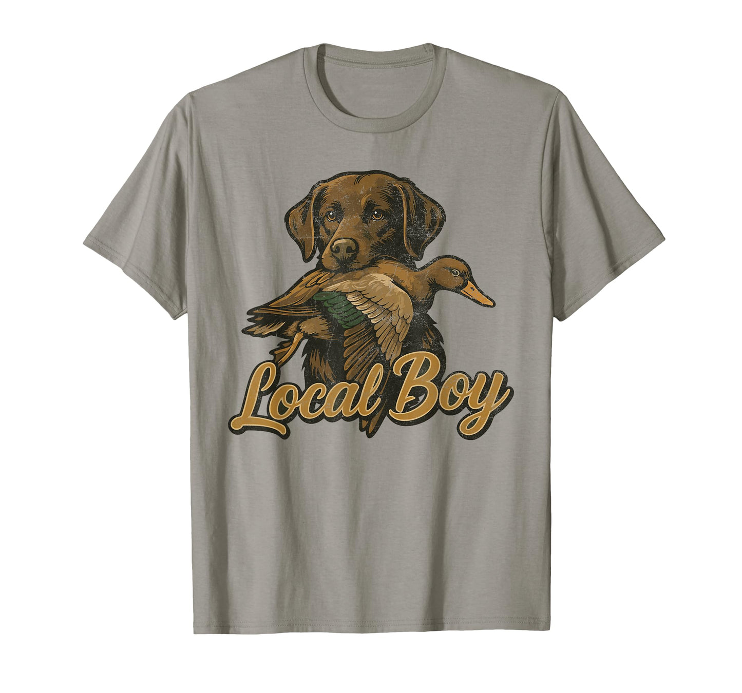 Dog Duck Hunting Outdoor Local Southern Boy Ducks Hunter T-Shirt