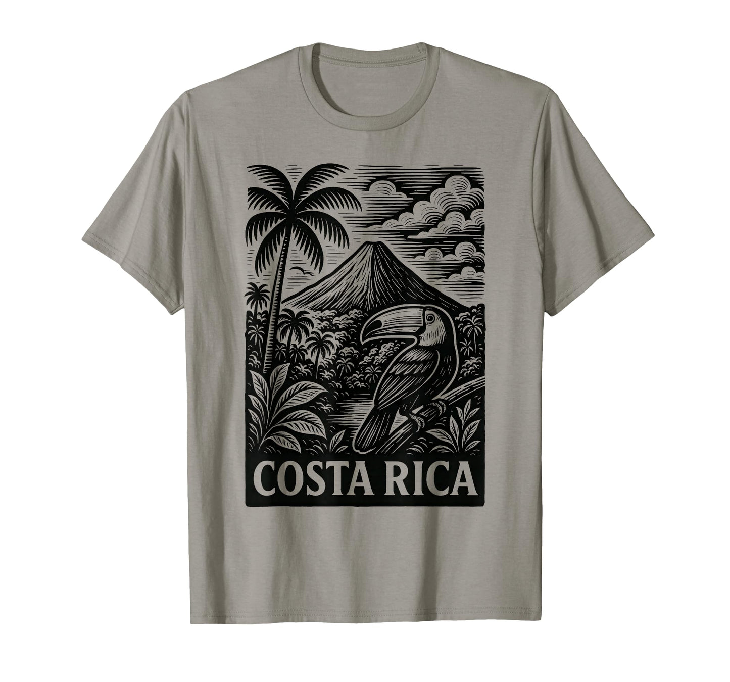 Arenal Volcano Toucan Costa Rica T-Shirt