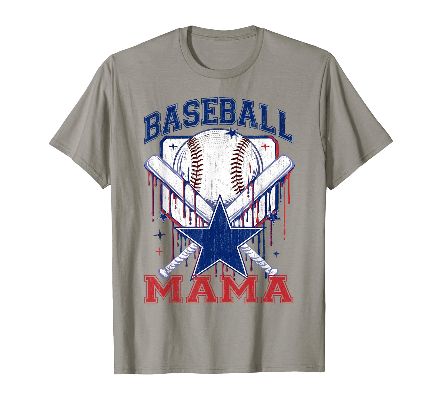 Retro Baseball Mama Baseball Mom Women Mother's Day T-Shirt