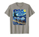 Three Kings Christmas Wise Men Holiday Van Gogh Starry Night T-Shirt