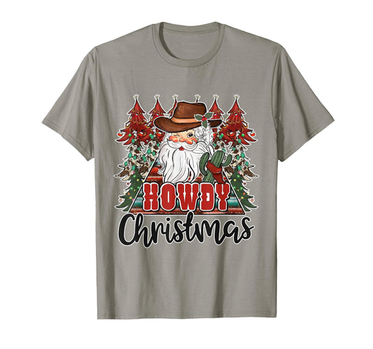 Howdy Christmas Santa Claus T-Shirt