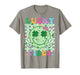 St Patricks Day Shirts Women Girls Kids Shamrock Lucky Vibes T-Shirt