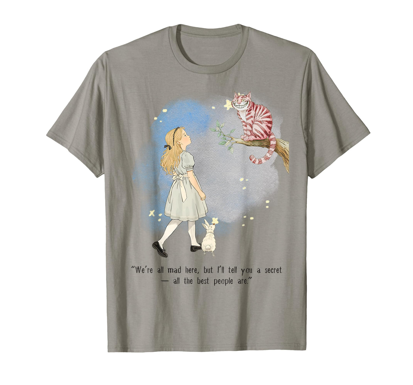 Alice Adventures Retro Children's Vintage Book Day Girls T-Shirt